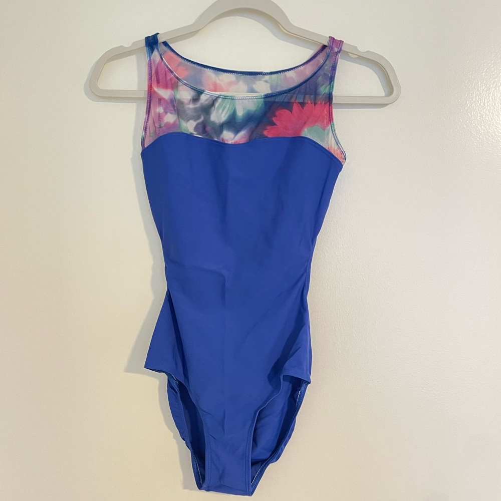 Lulli Dancewear Ballet Leotard Alice Printed Mesh Tank Adult Small